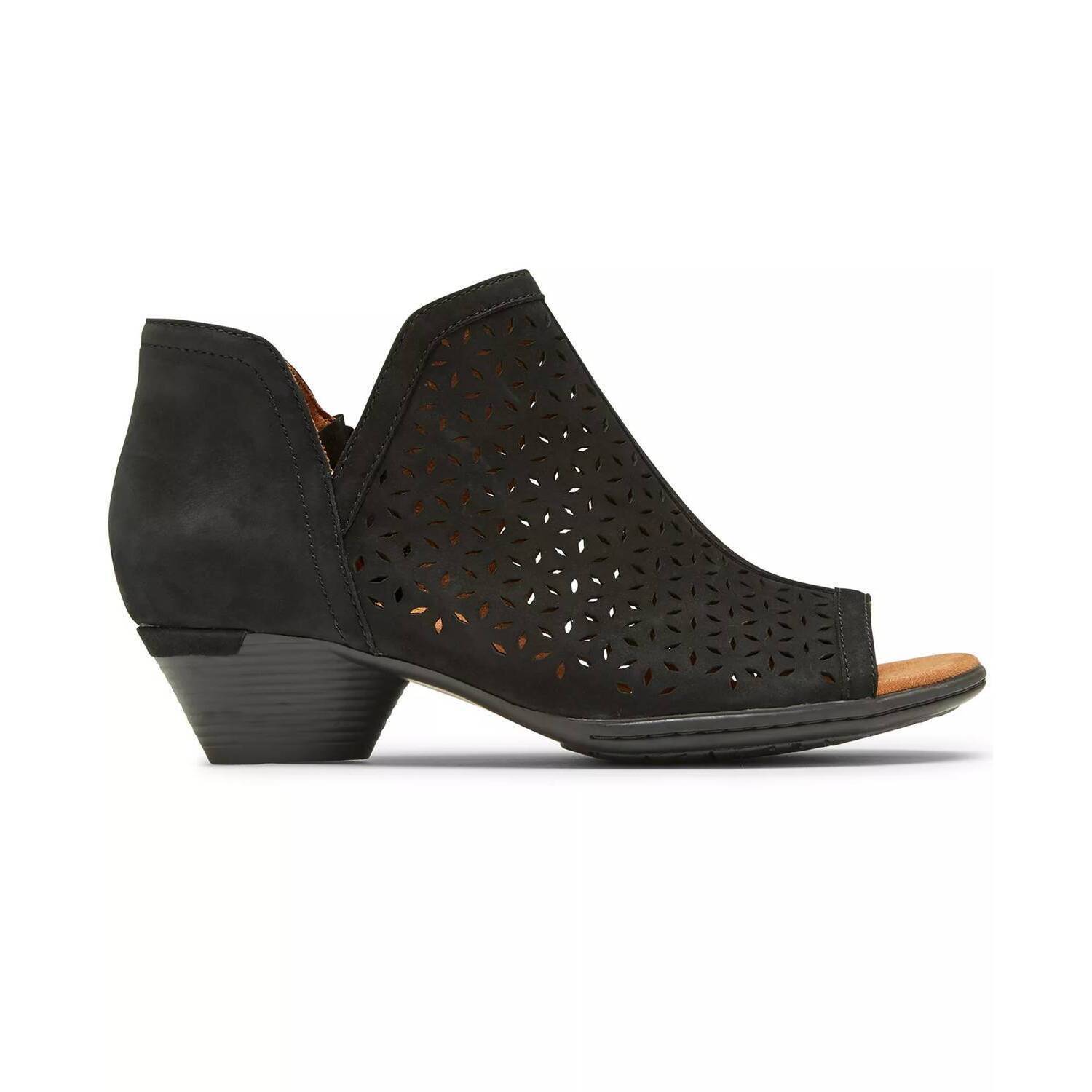 New Cobb Hill Women's Laurel Open Boot In Black